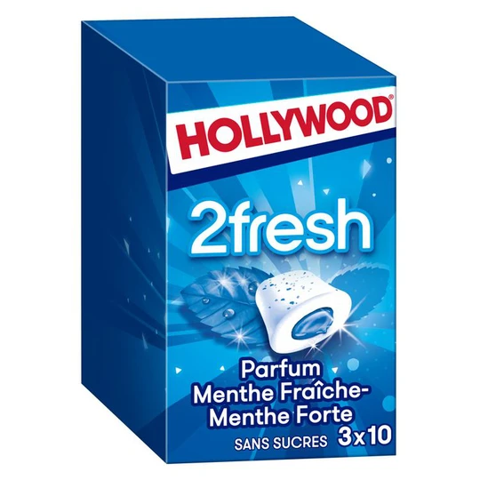 Chewing-gums 2fresh menthe fraîche et forte sans sucres