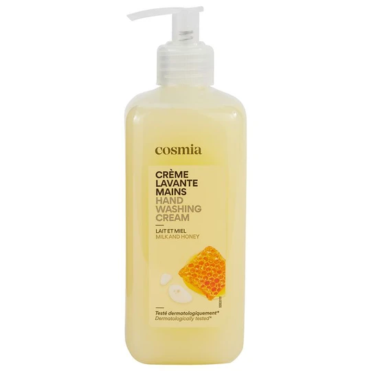 Crème lavante mains lait et miel