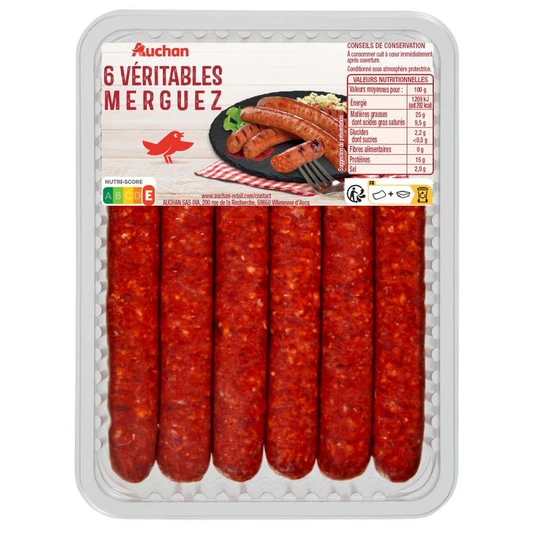 Véritables merguez