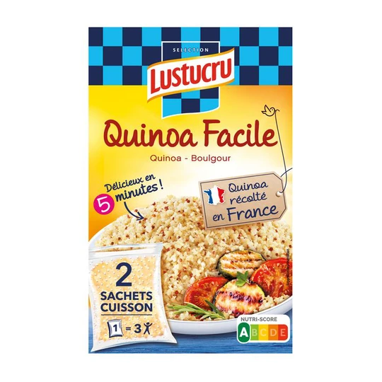 Quinoa facile boulgour en sachets