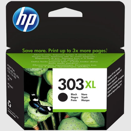 Cartouche d'Encre HP 303XL Noire grande capacité Authentique (T6N04AE)