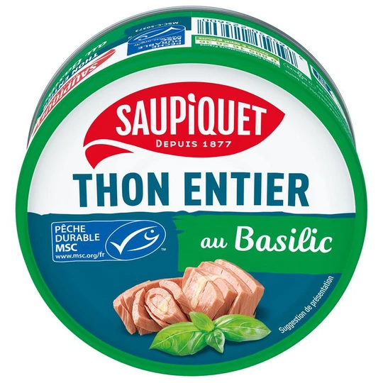 Thon entier au Basilic MSC