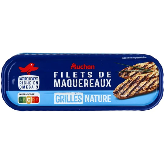 Filets de maquereaux grillés nature