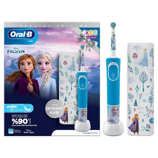 Brosse à dents électrique VITALITY PRO Reine des neiges - Bleu