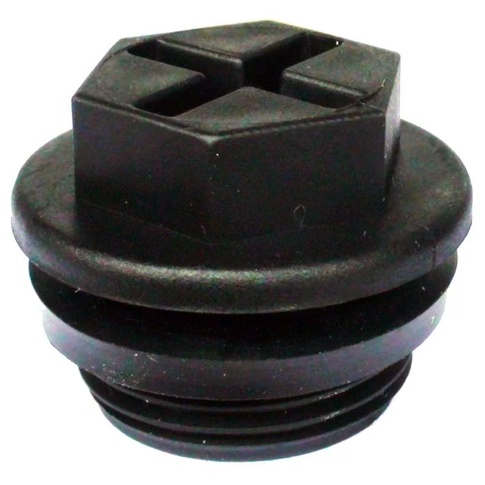 Bouchon de vidange pour récupérateur d'eau - 20/27 - Noir
