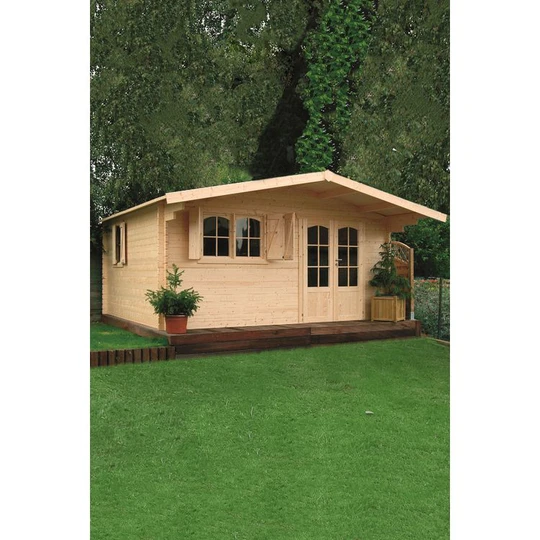 Abri chalet de jardin bois - 17.70m² - CHAMONIX 4