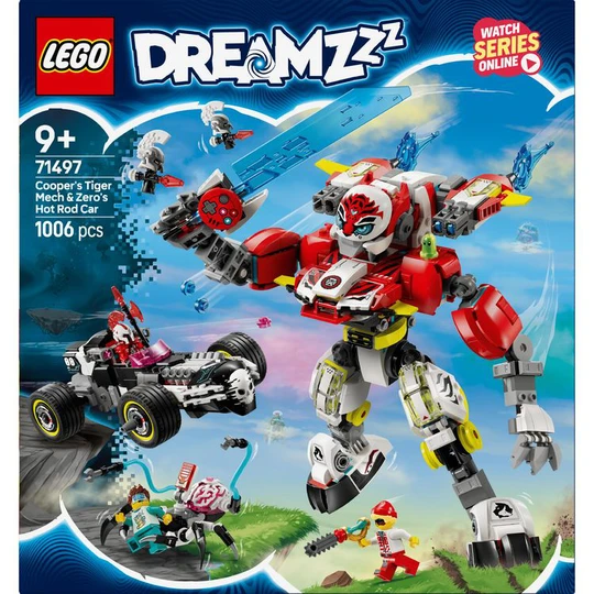 DREAMZzz 71497 - Robot-Tigre de Cooper et bolide de Zéro