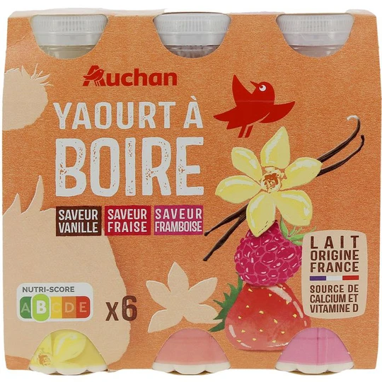 Yaourt à boire panaché