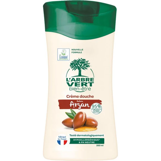 Crème de douche parfum argan