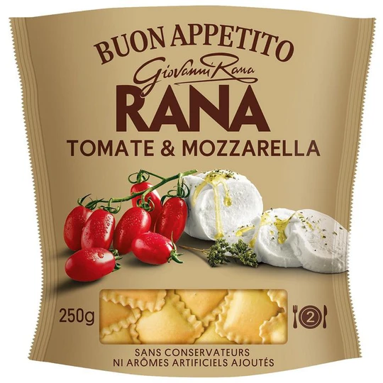 Ravioli aux tomates et à la mozzarella