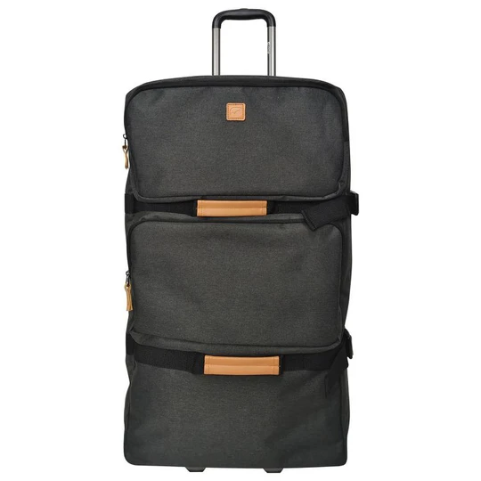 Sac à roulettes gris polyester 75 cm Globe Trotter