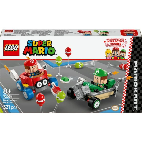Mario Kart 72034 - Bébé Mario contre Bébé Luigi