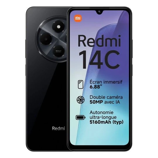 Redmi 14C 256Go - Noir