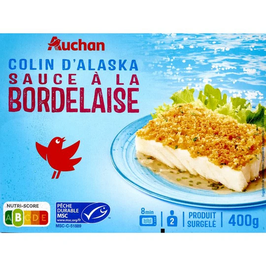 Colin d'Alaska sauce à la Bordelaise MSC