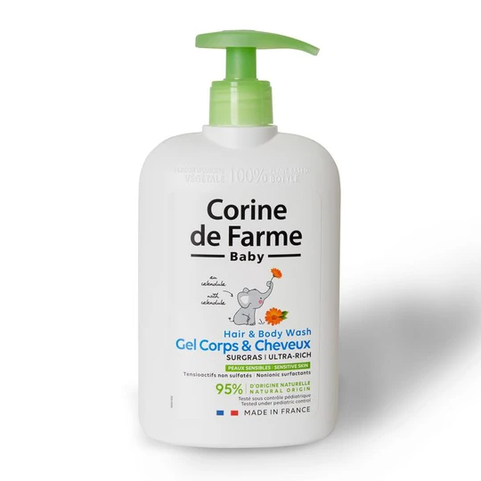 Gel lavant surgras au calendula corps et cheveux