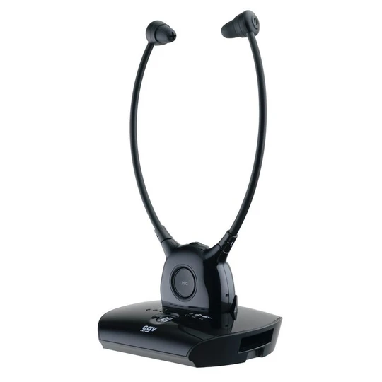 Casque sans fil stéthoscopique TV Dolfin Onyx - Noir