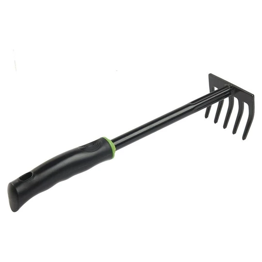 Rateau à 5 dents en acier - 32 x 8,5 cm