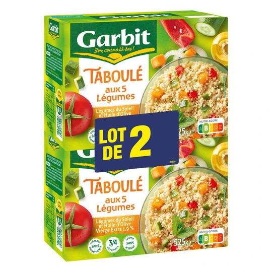 Taboulé aux 5 légumes