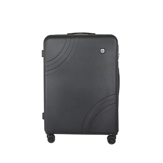 Valise rigide ABS noir 8 roues 76x53x29cm Wave