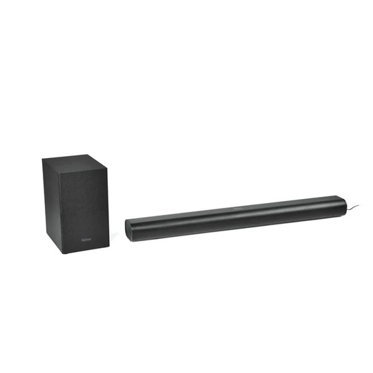 Barre de son Q1106  avec caisson de basses sans fil - Noir