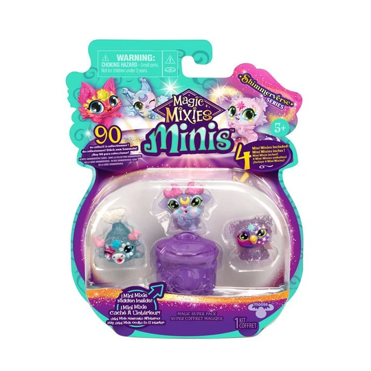 Pack de 4 mini figurines Magic Mixies