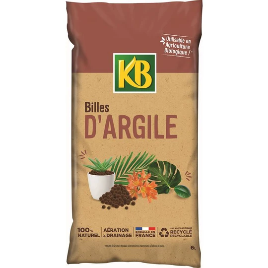 Billes d'argile 6L