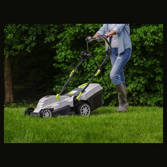Tondeuse électrique filaire tractée - 1600W - Coupe 38cm