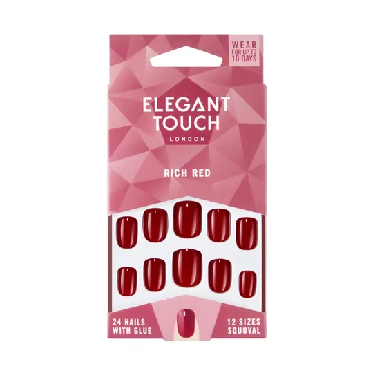Faux ongles rich red