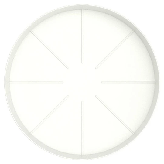 Soucoupe 17 cm pour pot horticole D25 cm blanc crème