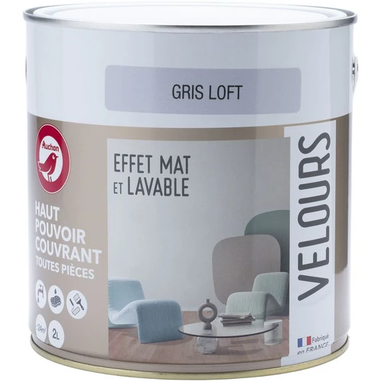 Peinture velour dépolluant loft 2 L