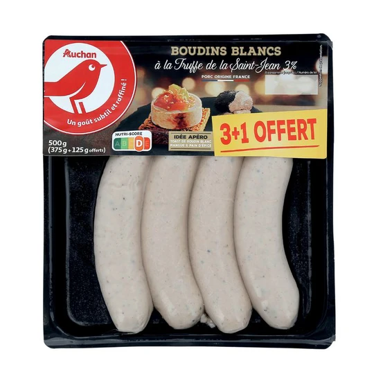 Boudins blancs à la truffe de Saint-Jean 3%