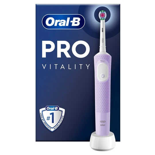 Pro Vitality Brosse à dents électrique rechargeable Braun - lilas