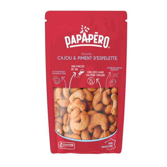 Noix de cajou au piment d'Espelette