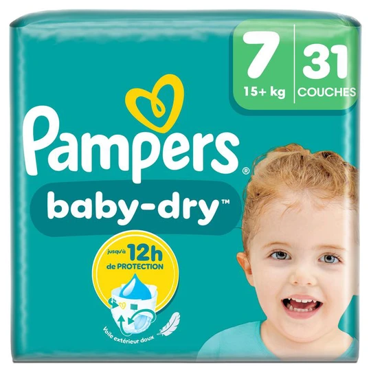 Baby Dry couches taille 7 (+15kg)