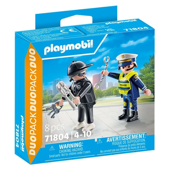 71804 - Policier et Bandit avec accessoires