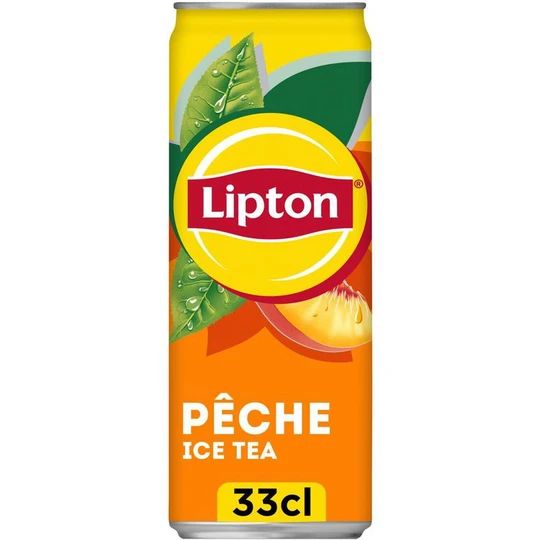 Thé glacé saveur pêche