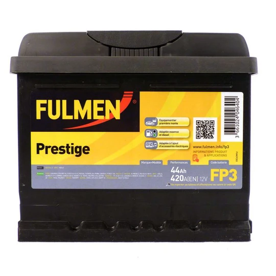 Batterie prestige fulmen pour voiture 420A 44AHFP3