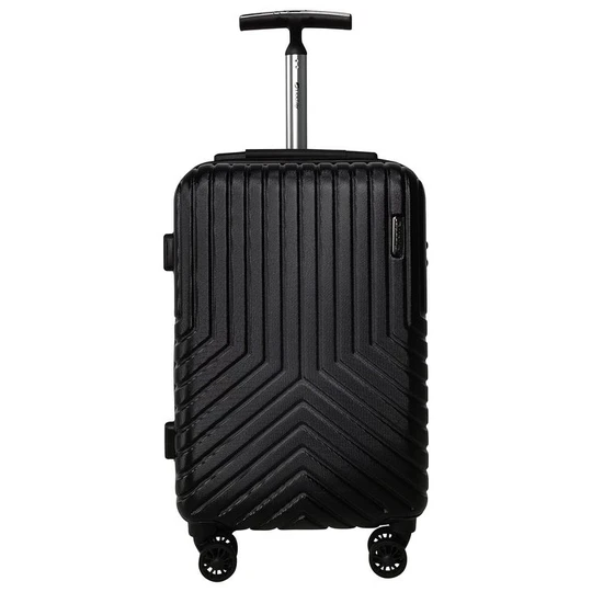 Valise cabine rigide noire Wavy Pop 55x35x20cm