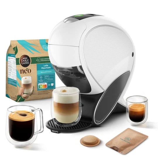 Cafetière à dosettes Dolce Gusto multiboisson NEO KP850110 - Blanc