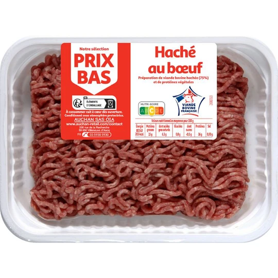 Hachés au boeuf