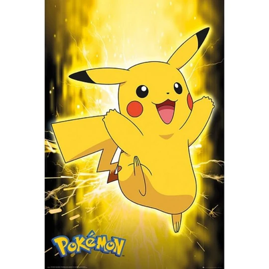Poster - Pokémon - Pikachu Néon