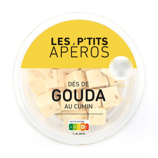 Dés de gouda au cumin