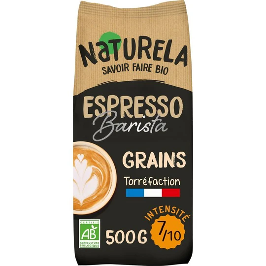 Espresso Barista café en grains intensité 7/10 bio