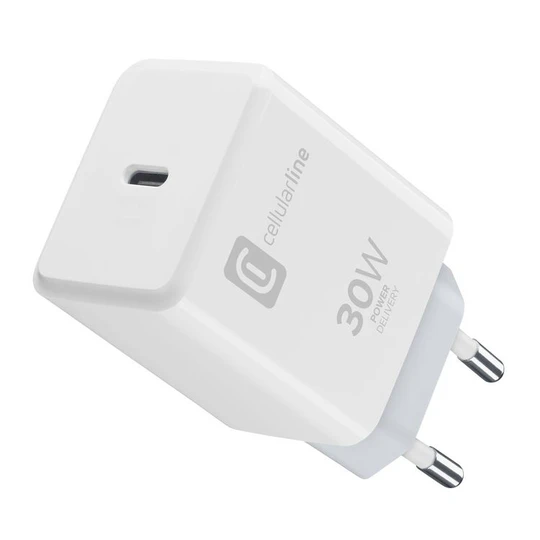 Charge maison USB C pour Apple 30W - Blanc