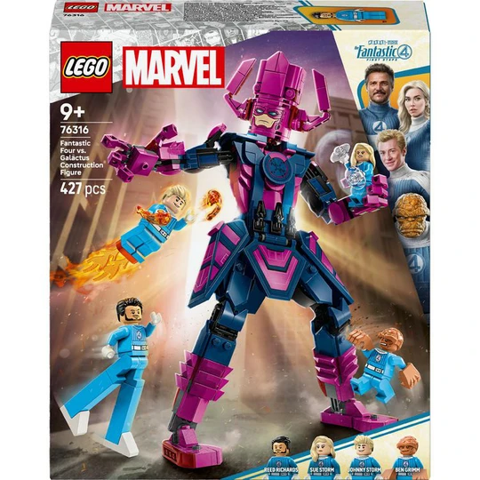 Marvel 76316 - Les Quatre Fantastiques contre la figurine de Galactus