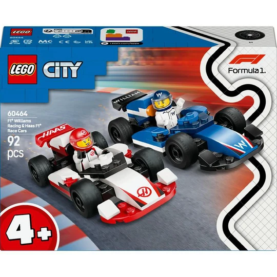 City 60464 - Voitures de course de F1 Williams Racing et Haas F1