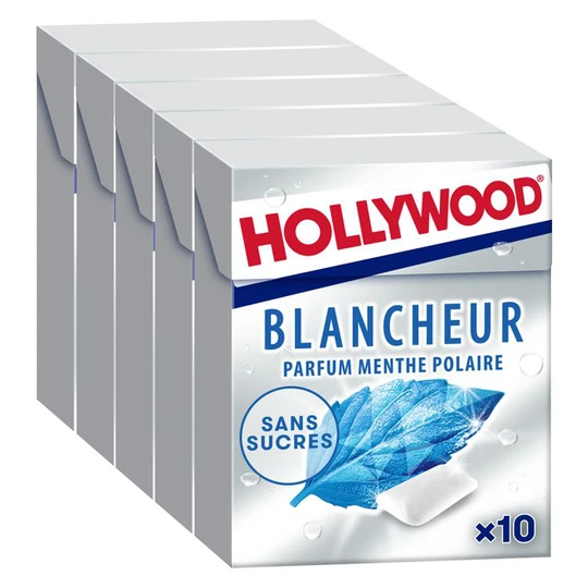 Chewing-gums à la menthe polaire sans sucres