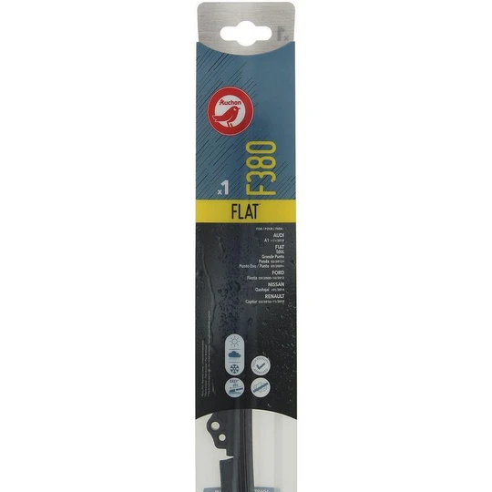 Balai d'essuie-glace plat F380 38cm pour AUDI FIAT FORD NISSAN RENAULT