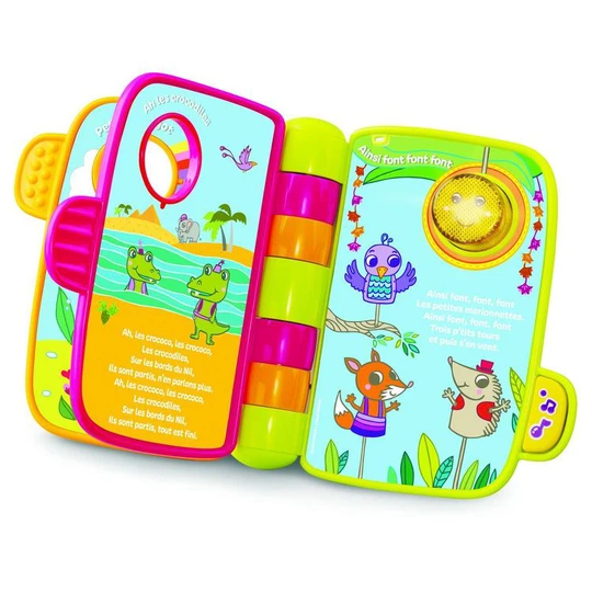 Livre musical P'tit livre enchanté - Mes premières comptines
