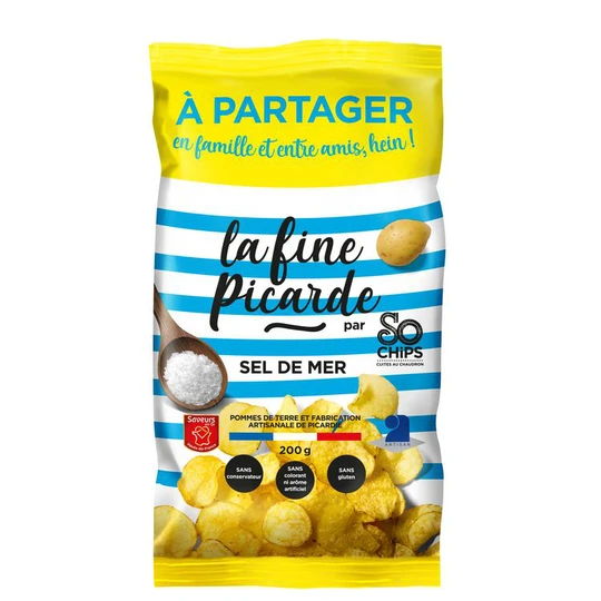 La fine Picarde chips au sel de mer